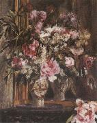 Pierre-Auguste Renoir Peonies,Lilacs ad Tulips USA oil painting artist